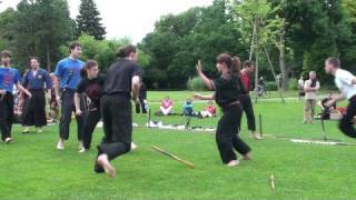 Combat Arnis Vorführung einer Trainingssequenz [upl. by Aluin]