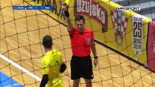 HRVATSKA vs FRANCUSKA 12 kvalifikacije za SP u futsalu [upl. by Annairba]