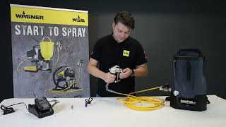 Unboxing and assembly van de WAGNER Spraypack 18V [upl. by Cassy]