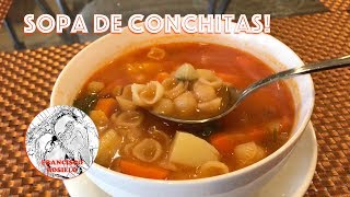 Sopa de Conchitas  Shells Mexican Soup [upl. by Rimhsak]