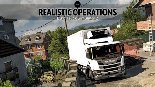 Realistic OperationsThe Most Realistic Mods of Ets 2Scania P220 Day Cab Most Hidden Roads150 [upl. by Ramad294]