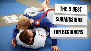 Best Submissions for Beginner Jiu Jitsu Students [upl. by Aekahs]