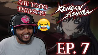 SHE WANT OHMAS BABIES NOW LOL Kengan Ashura EP 7 Blind Reaction [upl. by Ennaharas]