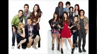 iParty With Victorious  Leave It All To Shine  iCarly Cast amp Victorious Cast [upl. by Hadsall141]