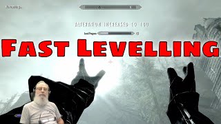 Fast Levelling Skyrim Alteration Skill 15  100 [upl. by Buddie]