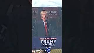 Trumps rally in gastonia NC Donaldtrump is King [upl. by Lamarre]