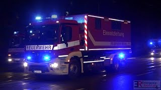 GROSSEINSATZ FEUERWEHR NEUSS  Feuer in der Ölmühle  Einsatzfahrten  Rauchentwicklung [upl. by Padgett]