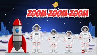 🌙 Zoom Zoom Zoom Were Going to The Moon 🌜  Songs For Kids  Nursery Rhymes  Kids Songs [upl. by Helban]