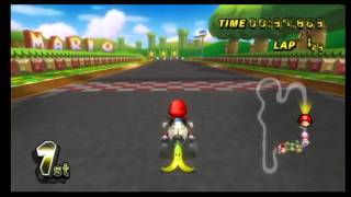 Mario Kart Wii GCN Mario Circuit [upl. by Marrin]