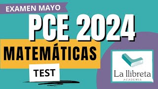 🎉MATEMÁTICAS II  2024 ✅ PCE Selectividad UNED 👉 TEST [upl. by Shrier]