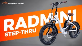 RadMini StepThru 2 Electric Folding Bike  Live Small Ride Big [upl. by Aliahkim]