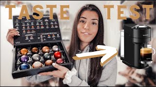 NESPRESSO PODS TASTE TEST WHICH IS THE BEST  NESPRESSO VERTUO NEXT [upl. by Imekawulo]