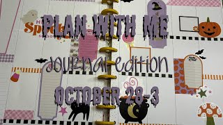 Plan With Me  Journal Oct 28 November 3 [upl. by Ehgit746]