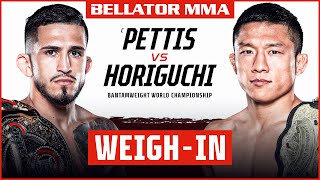 Weigh Ins  Bellator 272 Pettis vs Horiguchi [upl. by Akeme64]