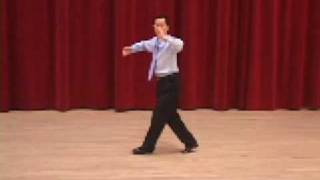 Silver Slow Foxtrot  Natural TurnOpen ImpetusWeave Ballroom Dance Lesson [upl. by Celesta]