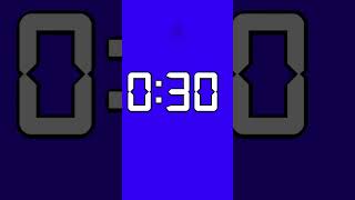 ⚡🎵 Epic Electric Timer  30 Seconds Countdown 🎵⚡ 30 SECOND TIMER green timer video [upl. by Hughes]