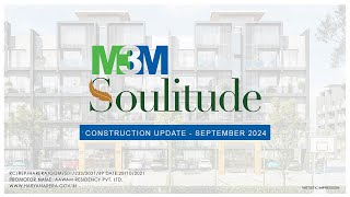 M3M Soulitude – Construction Update September 2024 [upl. by Yelra751]