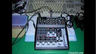 BEHRINGER XENYX 1002FX 100Effects Sound CASIO MA101デモ曲で [upl. by Adnamar]