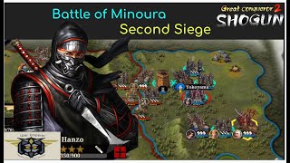 GC2 Great Conqueror 2 Shogun Battle of Minoura Second Siege 1 Max Reward [upl. by Laryssa]