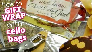 How to Gift Wrap Using Cello Bags  Nashville Wraps [upl. by Alyssa]