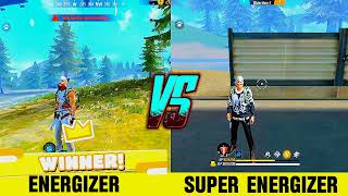 FF ENERGIZER VS SUPER ENERGIZER  OLD INHALER VS NEW INHALER  TEST freefire video [upl. by Ender]