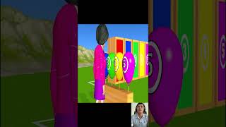 Scary Teacher 3D Pop the Balloon Find Penalty vs Wooden Door 5 Times Challenge in Squid Game shorts [upl. by Rozina]