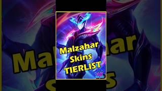 Malzahar Skins Tier List leagueoflegends malzahar tierlist worlds2024 gaming riotgames arcane [upl. by Tegirb]