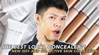 THE BEST LOCAL CONCEALER NEW ISSY amp CO CONCEALER amp SKIN TINT SHADES REVIEW SWATCHES  WEAR TEST [upl. by Keeley226]