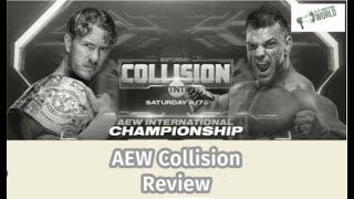 AEW Collision 22 June 2024 Review  Ospreay vs Cage Toni amp Mariah in action plus Okada in action [upl. by Lletnahs]