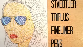 Staedtler Triplus Fineliner Pens [upl. by Scoville]