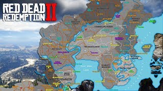 Red Dead Redemption 2 Trailer Breakdown  Map LocationSetting Main Characters amp More RDR2 [upl. by Yseulta702]