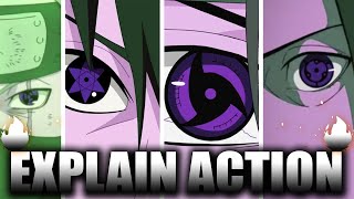 All Mangekyou Sharingan awakening Indra Madara Obito amp Kakashi Itachi Sasuke Explanation [upl. by Dalis]