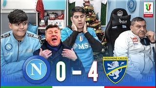 UMILIATI CHE VERGOGNA NAPOLIFROSINONE 04  LIVE REACTION NAPOLETANI [upl. by Ailedroc]