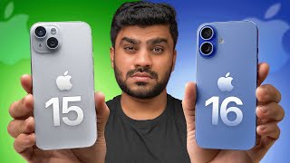 iPhone 16 vs iPhone 15  Extremely Detailed Comparison 😳 [upl. by Attelrak705]