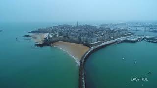 Neige à SaintMalo Easy ride opérateur drone en Bretagne [upl. by Bondy]