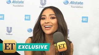 Shay Mitchell on the Father of Alis Baby amp the One PLL Question That Wont Be Answe… [upl. by Nesyrb739]