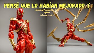 ¿EL IRON SPIDER DEFINITIVO  Amazing Yamaguchi Iron Spiderman  Unboxing amp Review [upl. by Yemrej383]