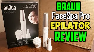 Braun Facial Epilator for Women Facespa Pro 910 Review [upl. by Acinelav]