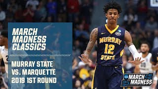 Murray State vs Marquette 2019 Ja Morant tripledouble  FULL GAME [upl. by Aidil]