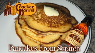 How To Make Homemade Pancakes  Cracker Barrel Copycat Recipe [upl. by Fernald]