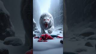 SpiderMan and Elsa Frozen vs Lion Annabelle fight battle elsafrozen spiderman flash animals [upl. by Sellihca]