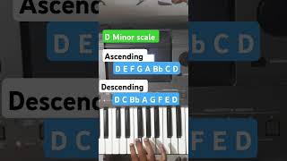 D Minor scale [upl. by Thorpe]