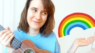 rainbow  dodie  ukulele tutorial standard tuning [upl. by Reeva377]