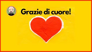 🧷 GRAZIE di ❤️ a TUTTI VOI [upl. by Seuqirdor758]