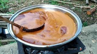 MAKING BLACKSTRAP MOLASSES AT HOME  step by step process [upl. by Aleb]