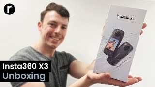 Insta360 X3 Unboxing The new GoPro killer [upl. by Edasalof]