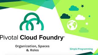 Pivotal Cloud Foundry Organization Spaces amp Roles [upl. by Eladnek256]