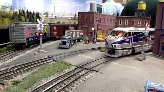 MTH Amtrak F59PHI 450 Video Mash Up [upl. by Osman]