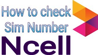 how to check ncell sim number [upl. by Oneg531]