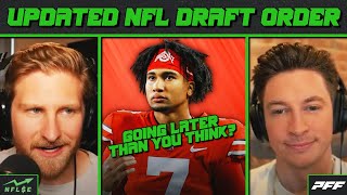 Updated 2023 Draft Order  Underclassmen Declaration Updates  NFL Stock Exchange [upl. by Eiram]